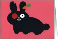 Blank card - pet rabbit card