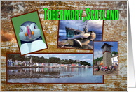 Tobermory, Isle Mull, Scotland collage card