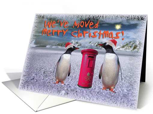 Happy holidays We've moved Christmas card (880588)