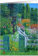The Flower Garden - Invitation for Garden Party card