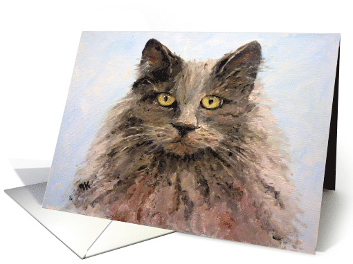 Cat Watching You Birthday card (1600770)