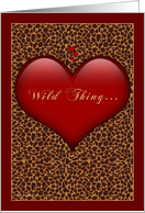 Valentine Heart - Wild Thing Card