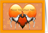 Horses in Love - Happy Valentine’s Day Card