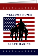 Marine - Welcome Home Brave Marine card