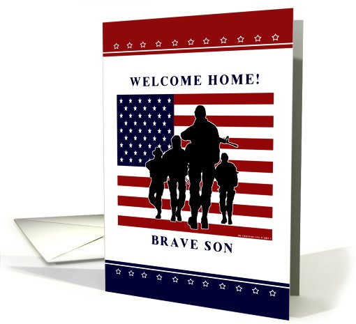 Son - Welcome home from military card (816271)