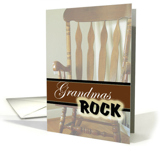 Grandmas Rock- Happy Grandparents Day! card (657893)