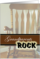 Grandparents Rock- Happy Grandparents Day! card