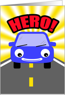 Heroes Drive Carpool--Thank You! card