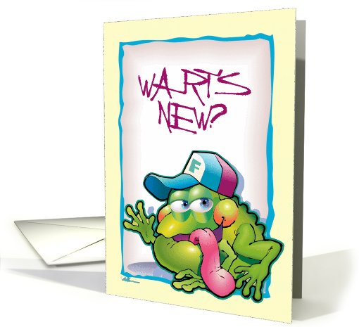 Frog Warts New Birthday card (634721)