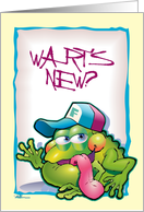 Frog Warts New Birthday Card