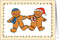 Interfaith Gingerbread Cookies card
