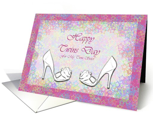 Happy Twins Day Twin Sister card (821192)