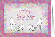 Happy Twins Day Twin Sister card