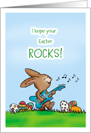 I hope your Easter rocks - Humorous Easter Card