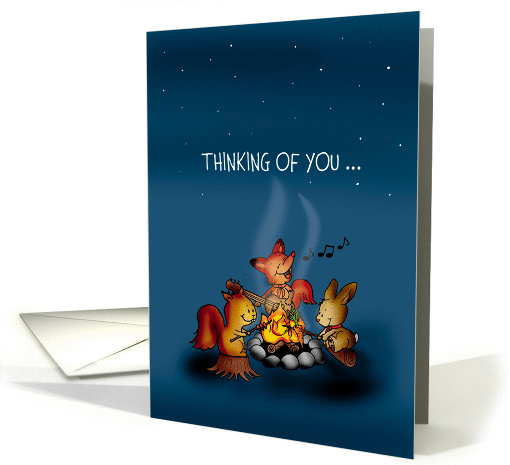 Summer Camp - Thinking of you - Firecamp Friends card (1286568)