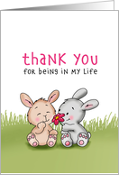 Thank You for Being in my Life Friendship card