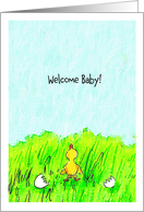 Welcome Baby Boy! card