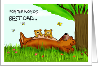 The Worlds Best Dad! card