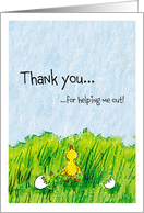 Midwife,Doula, Nurse, Doktor, Thank you card! card