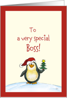 Christmas, Boss card