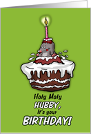 Birthday Husband, Mole Birthday, card