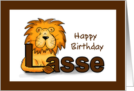 Happy Birthday Lasse! card