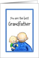 You are the best Grandfather - Thank you card