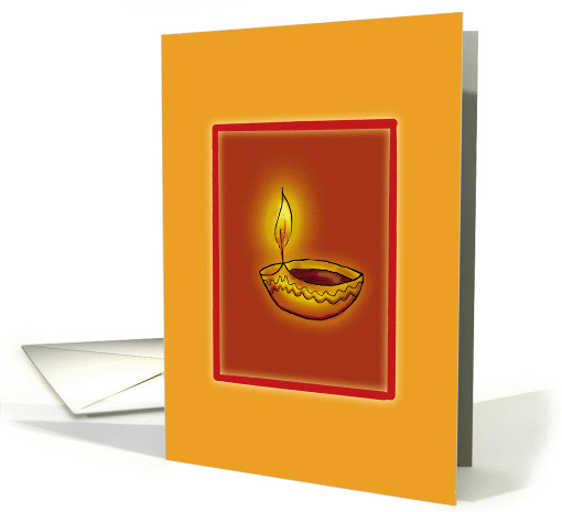 Diwali Deepawali Festival of Lights Candle Greetings card (864143)