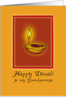 Happy Diwali to my Grandparents card