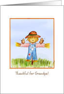 Thankful for Grandpa! card