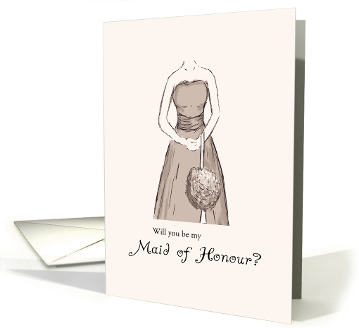 Will you be my Maid of Honour? card (868567)