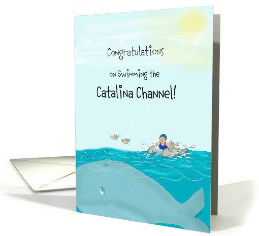 Swimming the Catalina Channel - Congratulations card (874244)
