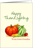Happy Thanksgiving to my Great-Grandma card