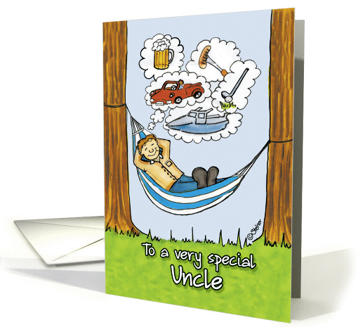 Humorous Father's Day Card for Uncle card (929810)