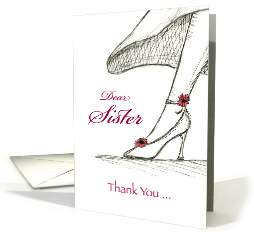 Dear Sister ,Thank you for being my Maid of Honor card (933090)