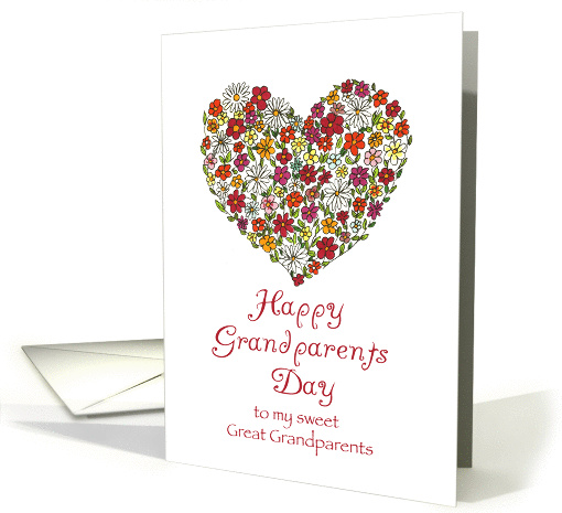 Happy Grandparents Day - to my sweet Great Grandparents card (942541)
