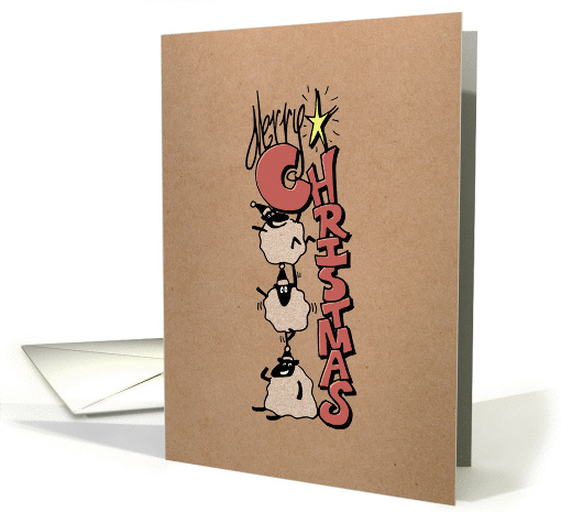 Season's Sheeplings - Christmas card (882310)
