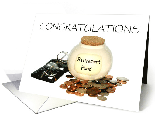 Congratulations, Retirement Fund, for Accountant card (1396498)