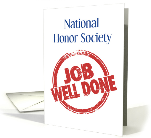 Congratulations, Acceptance into National Honor Society,... (1430000)