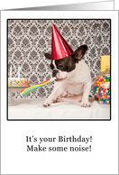 Birthday, French Bulldog Humor card