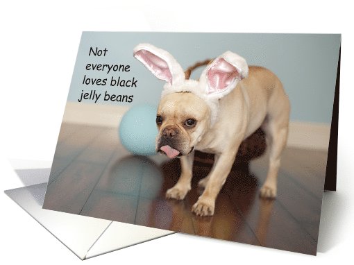 French Bulldog Easter card (794399)