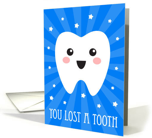 Congratulations on losing your first tooth, blue sunburst... (1461230)