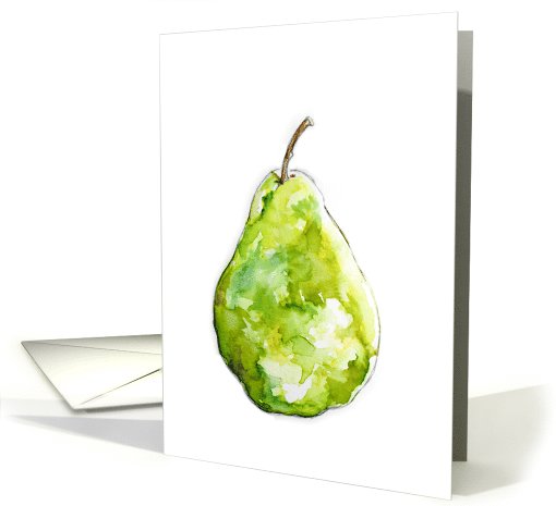Pear card (656112)