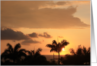 Bon Voyage, Hawaiian Sunset card