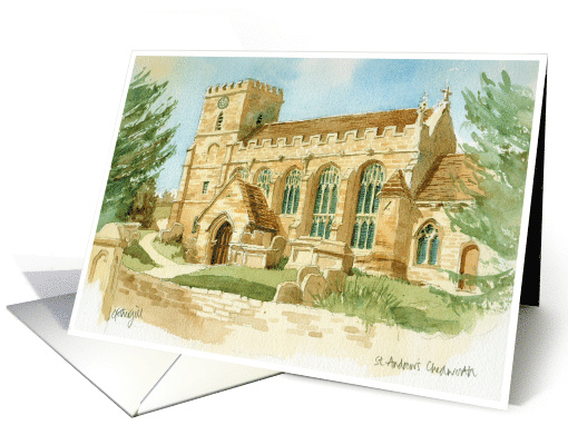Chedworth Church, The Cotswolds card (663661)