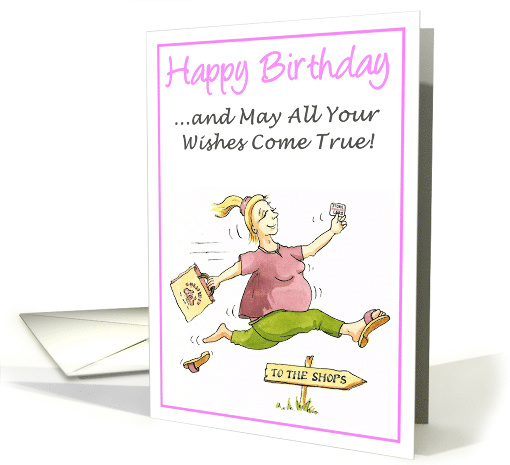 Happy Birthday - And may all your wishes come true! card (764144)