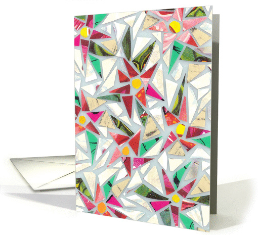 floral mosaic #8 card (658984)