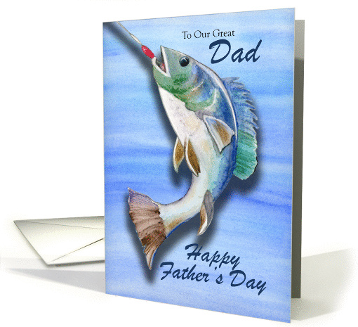 For Our Great Dad Father's Day- Fish Lover card (1039239)