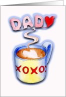 Father’s Day Hugs and Kisses Coffee Mug card