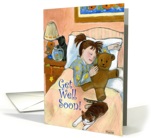 Child Daughter Get Well Soon card (764601)